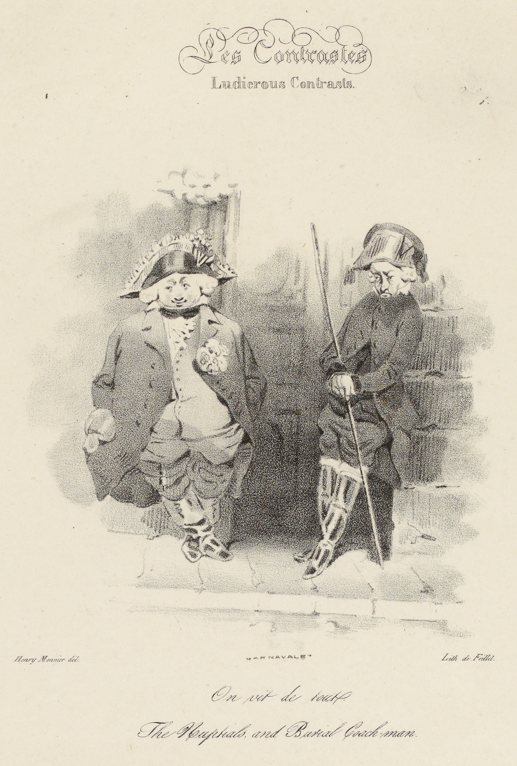 Henry Monnier, On vit de tout.