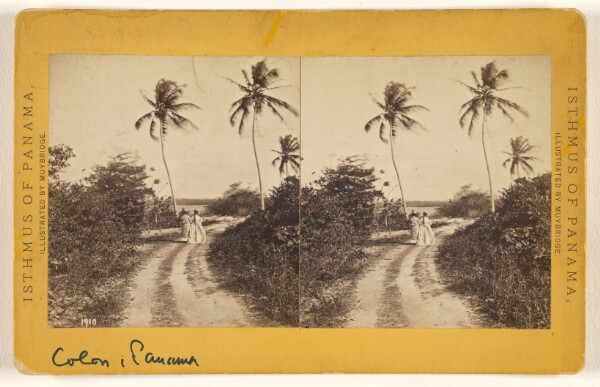 Eadweard J. Muybridge, Colon (Apsinwall.) Road Along the Beach.