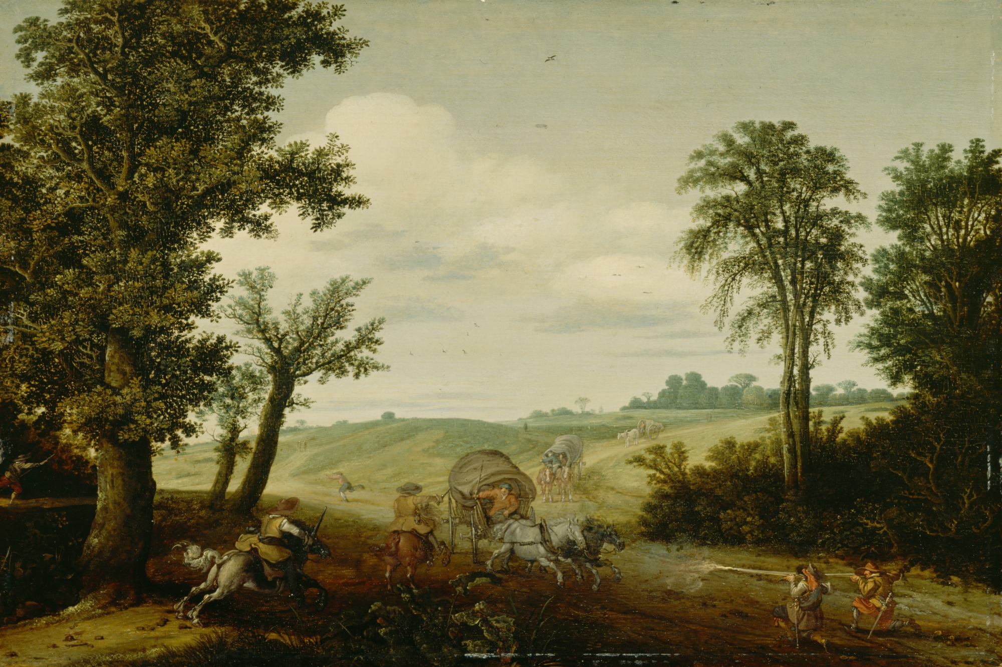 Esaias van de Velde, The Highway Robbery