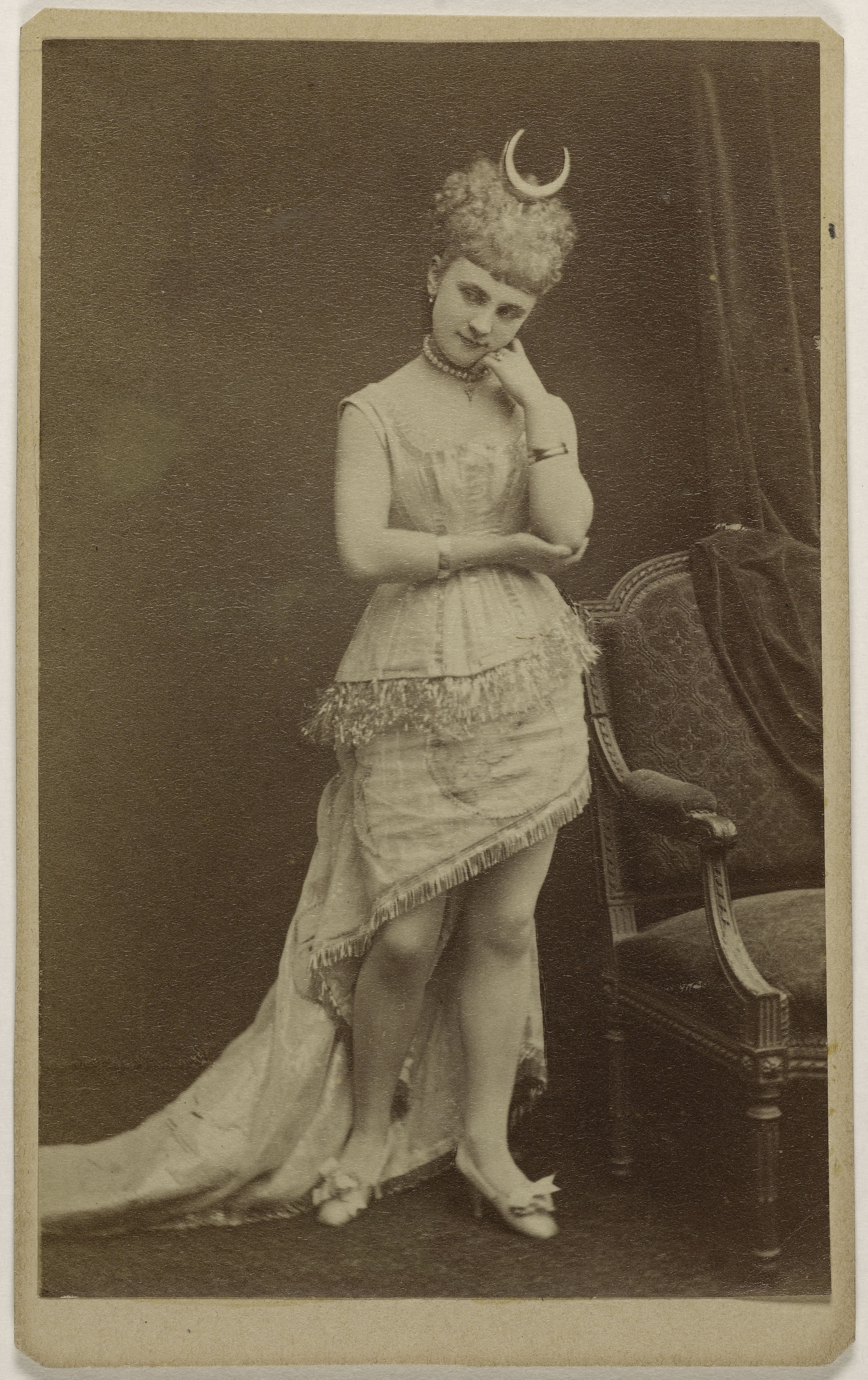 Anonyme, Portrait de Beaumaine (ou Baumaine), Juliette, (danseuse)