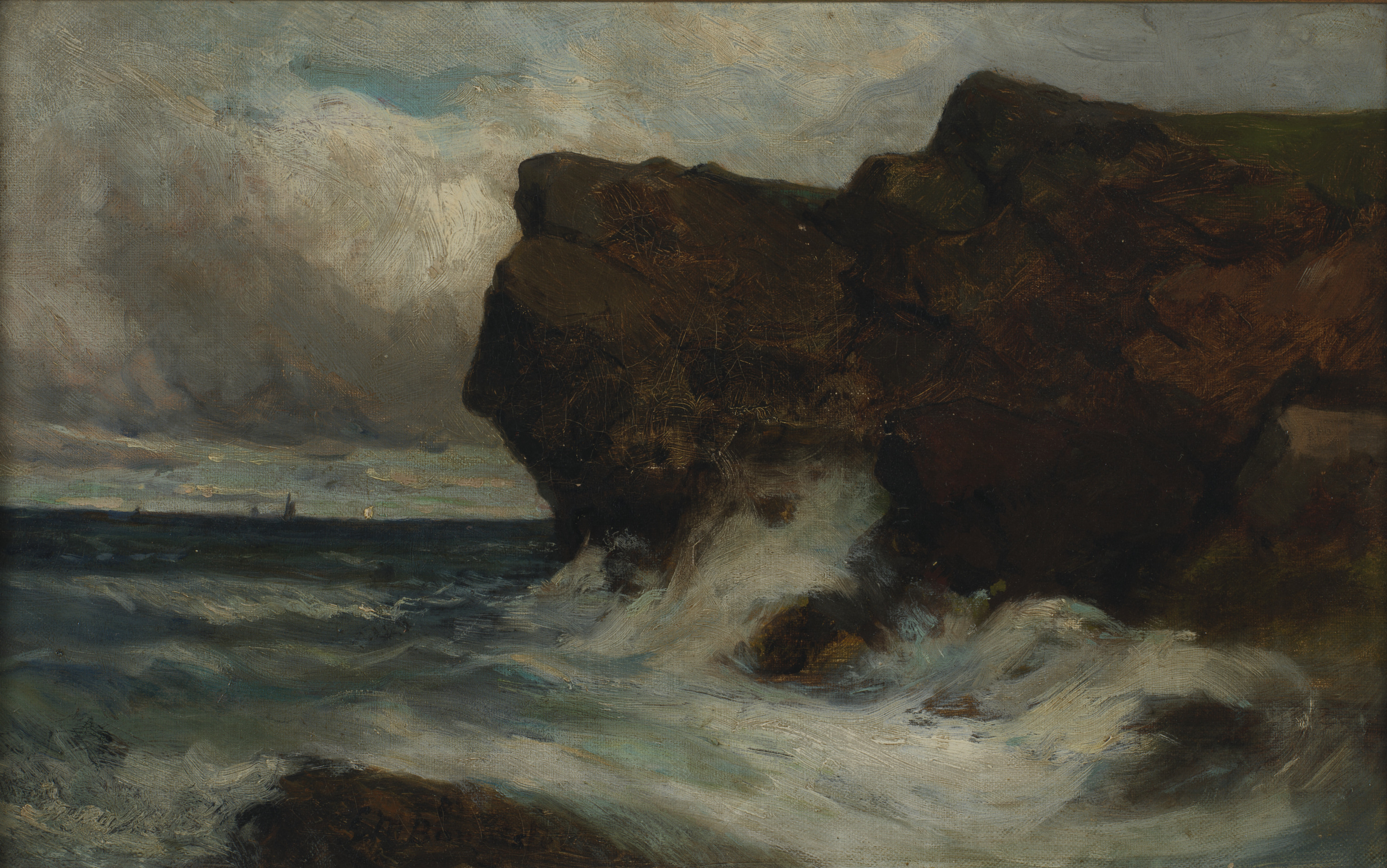 Edward Mitchell Bannister, Ocean Cliffs