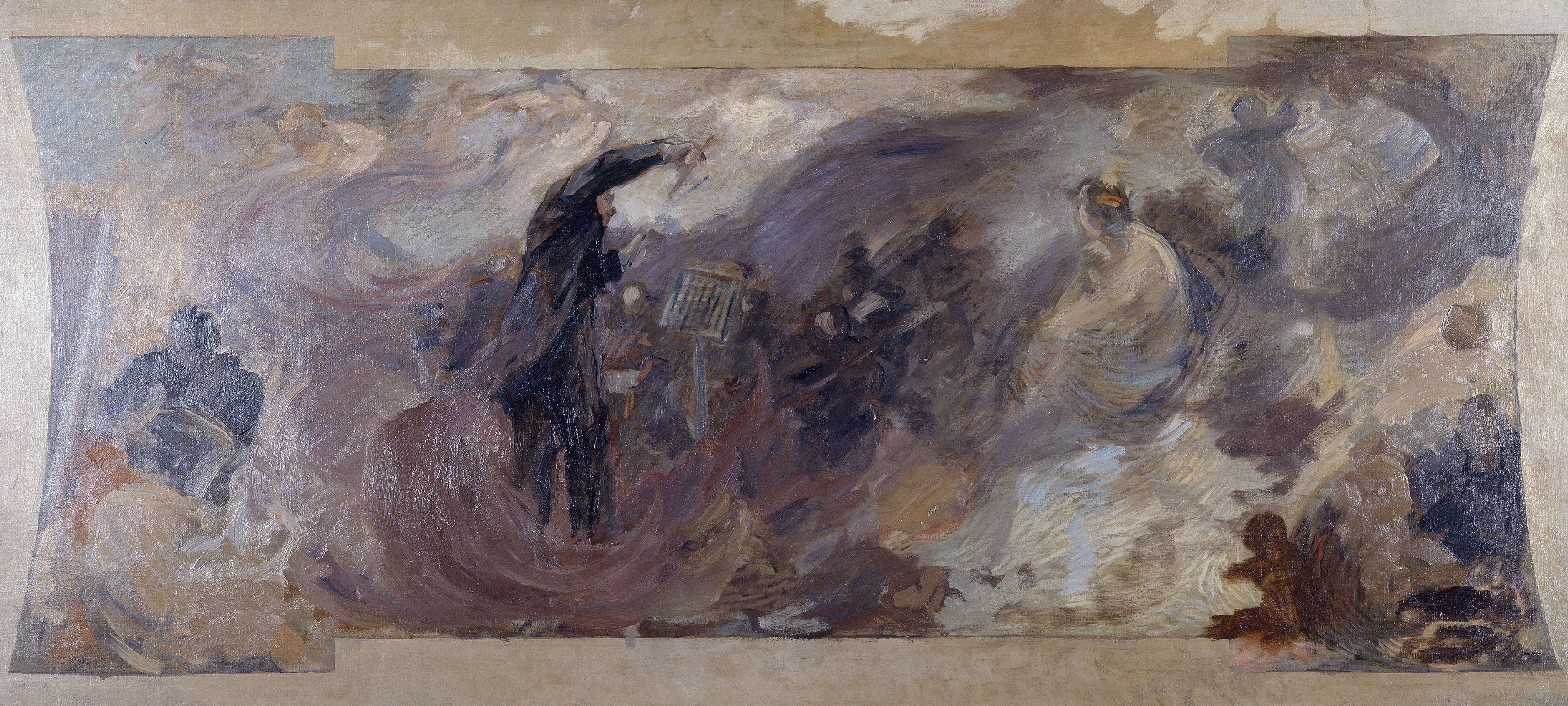 Alfred Philippe Roll, Esquisse pour le Petit Palais, galerie sud : La musique fantastique
