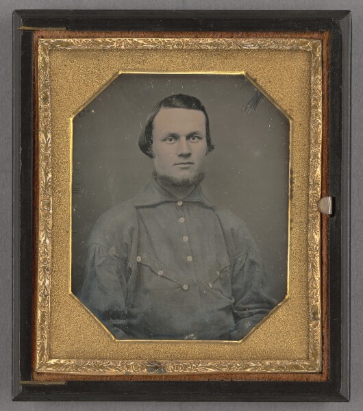 Unknown, [Portrait of a Seated Man with Chin Whiskers]