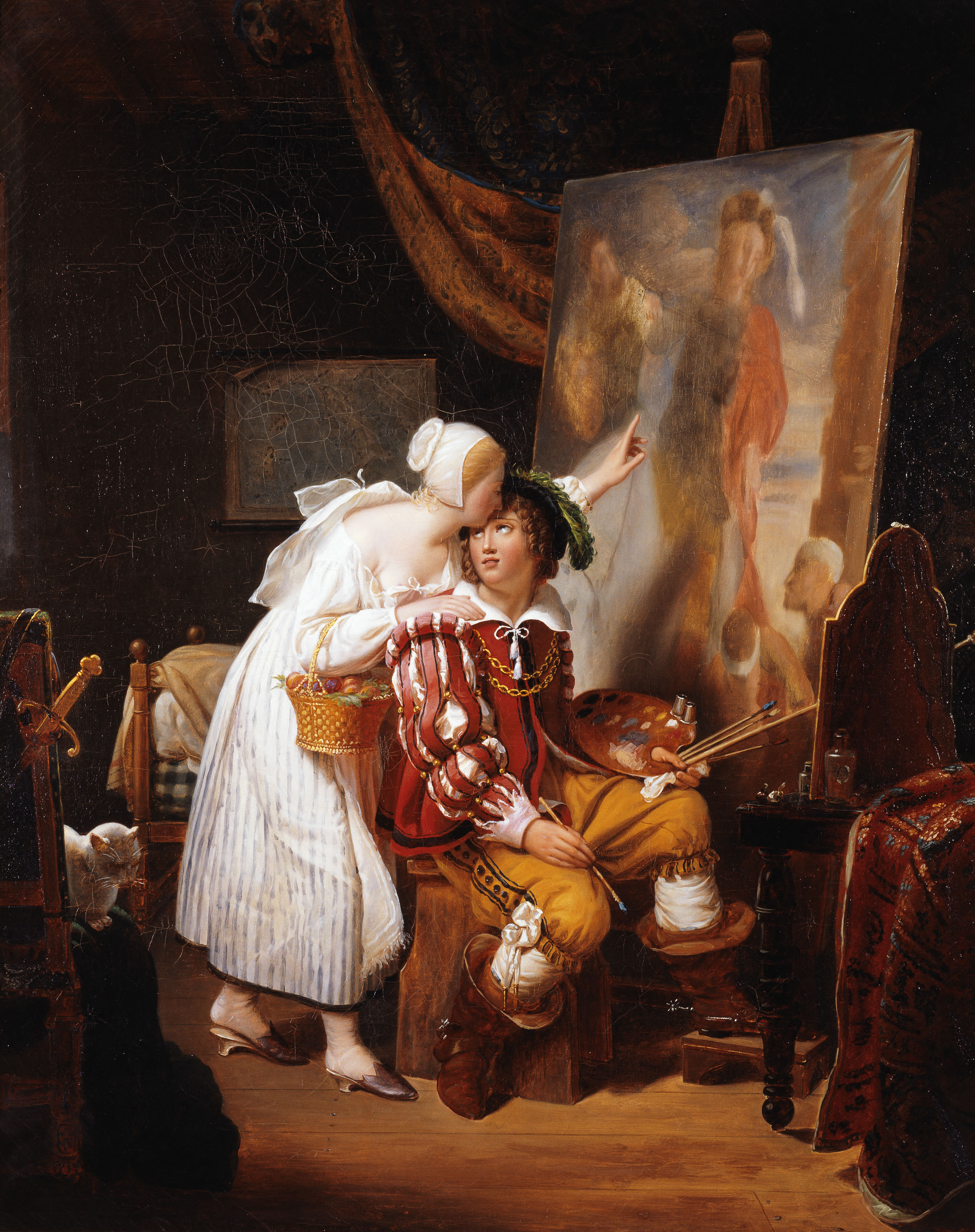 Jean-Louis Ducis, Van Dyck peignant son premier tableau