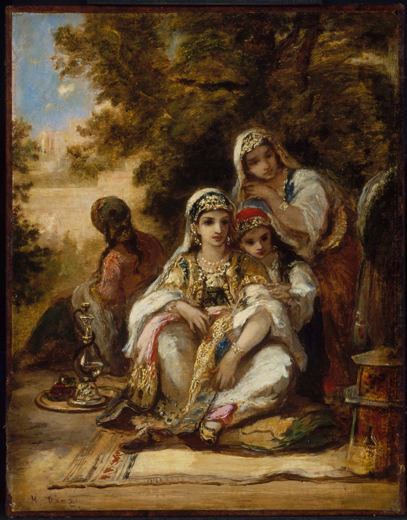 Narcisse Virgilio Díaz, Young Women in Turkish Costume