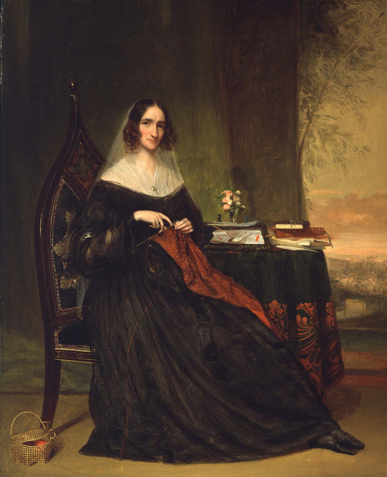 Chester Harding, Mrs. Abbott Lawrence (Katherine Bigelow)