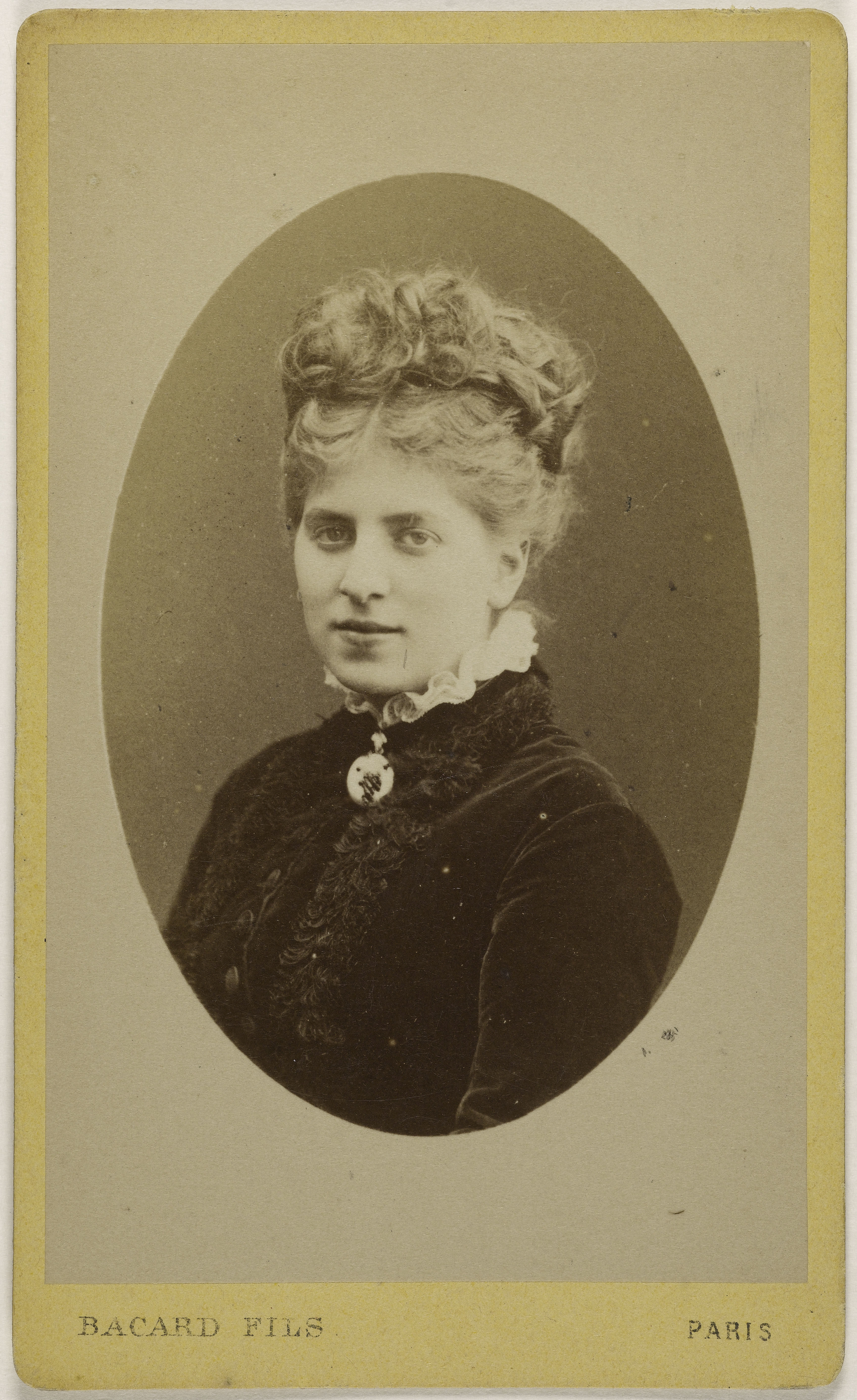 Bacard Fils, Portrait de Bernhardt, Jeanne, (1851-1901), (actrice)
