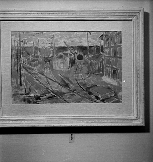 Knut Borg, Tavla. Konstnär: Anders Hellsten.