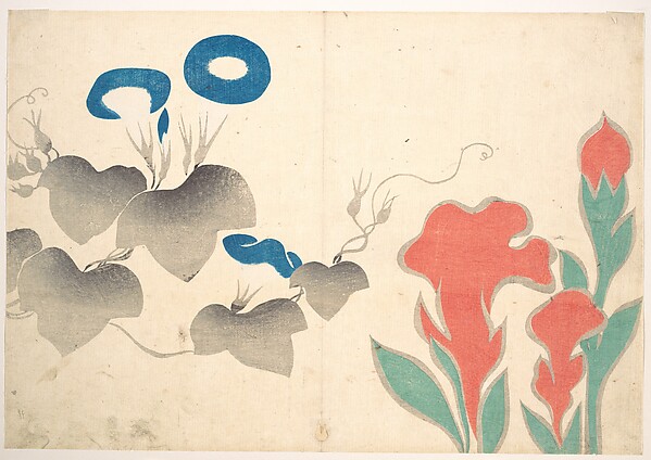 Ogata Kōrin, Design of Morning–glory and Other Flowers