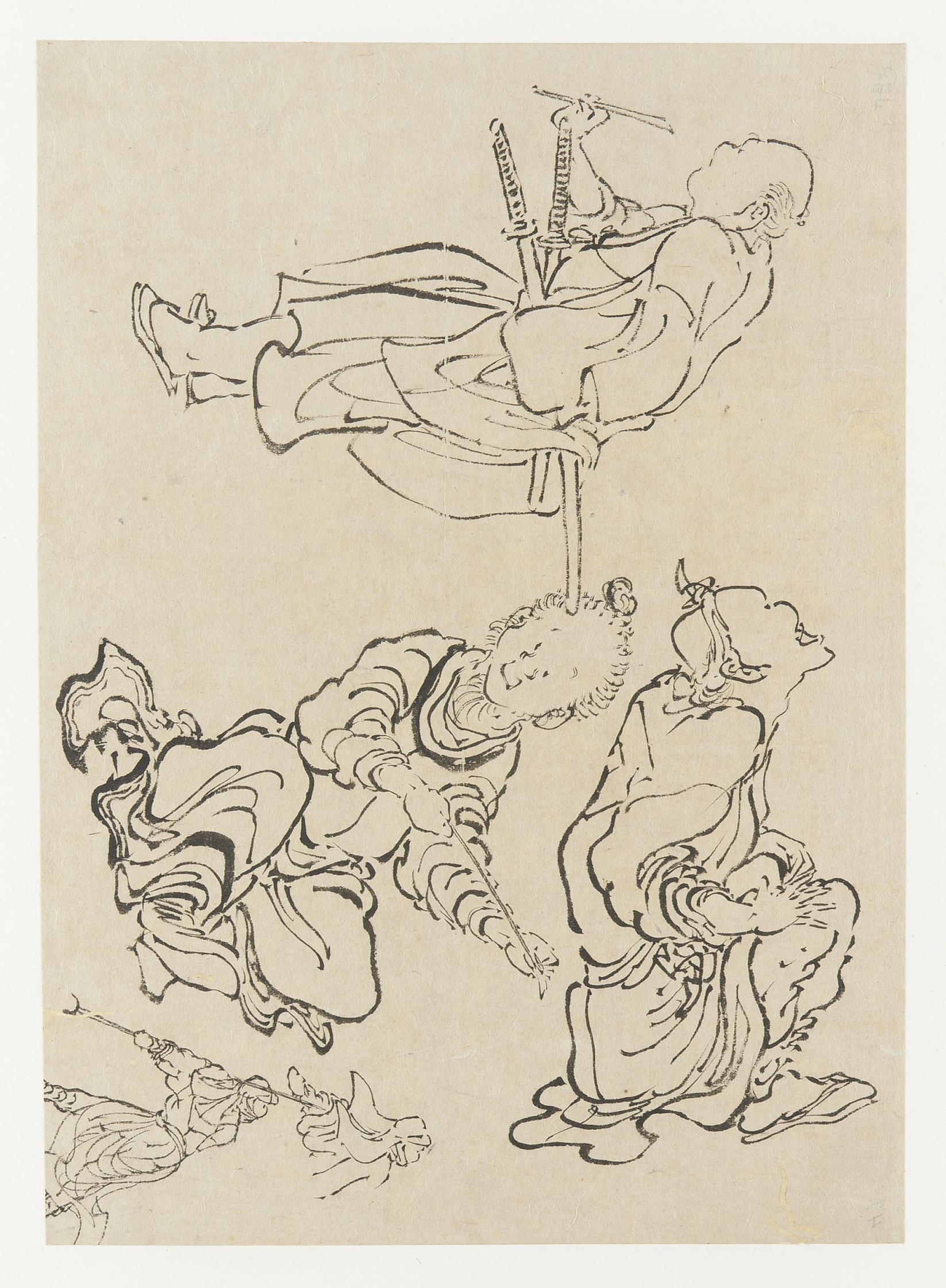 Katsushika Hokusai, Miscellaneous figures