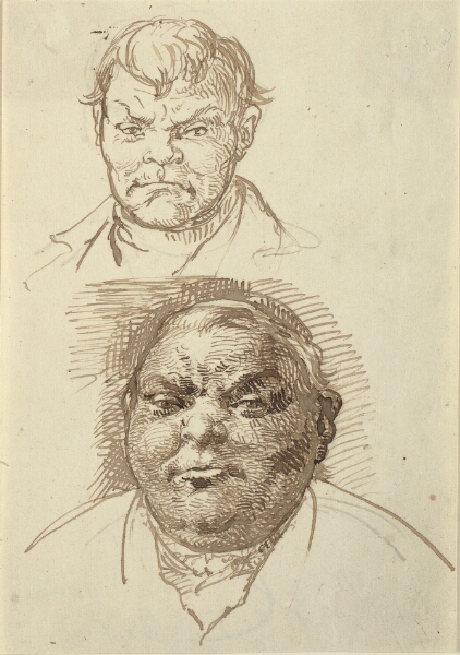 Wilhelm Marstrand, To mandshoveder