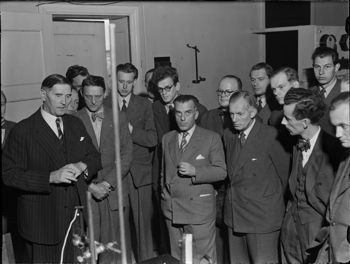 Paul Sandberg, Professor Harald Norinder at Uppsala 1948