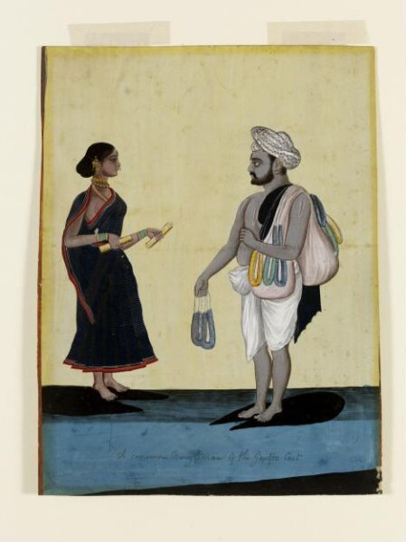 Unknown, Bangle-seller and his wife