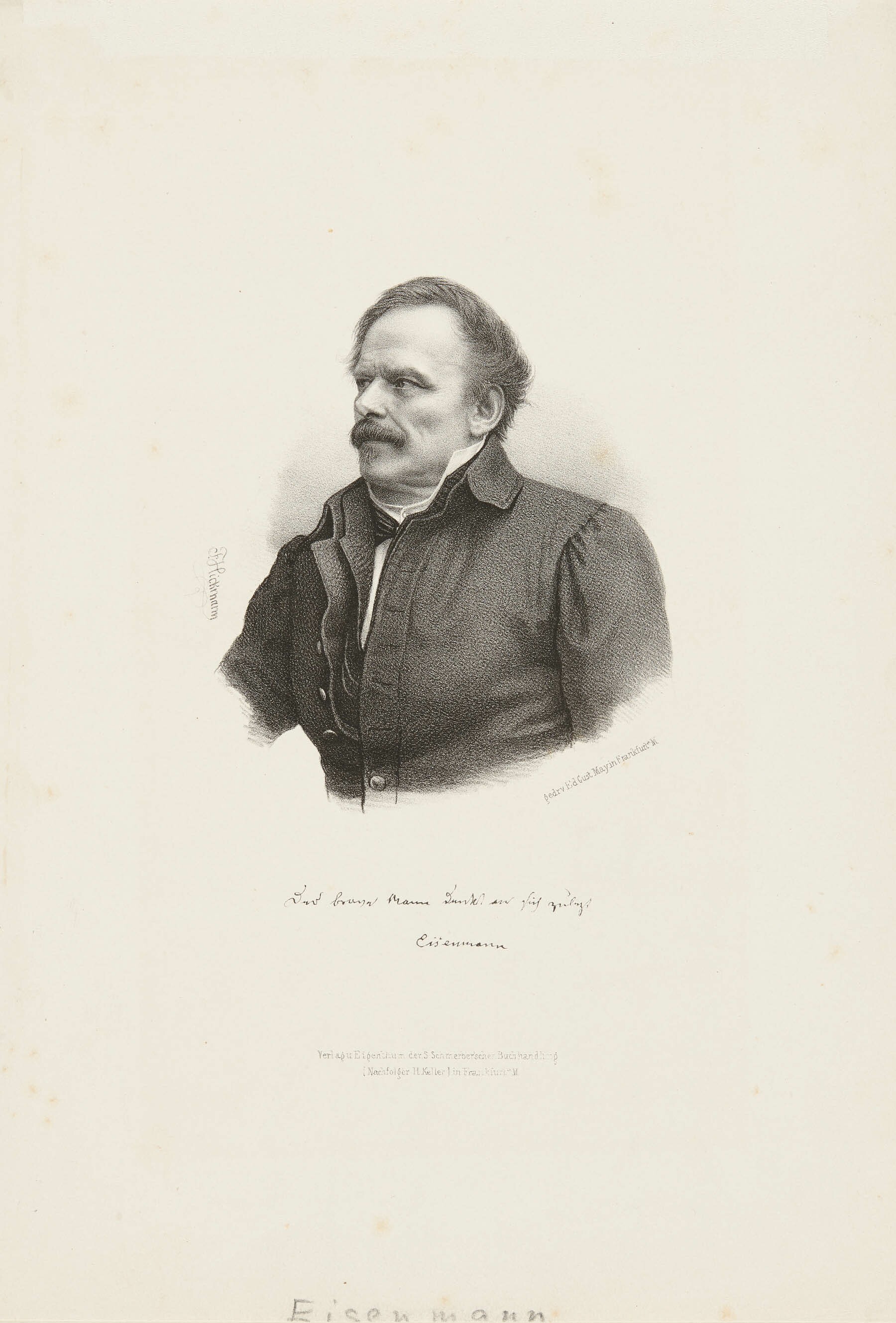 Fritz Hickmann, Bildnis Gottfried Eisenmann