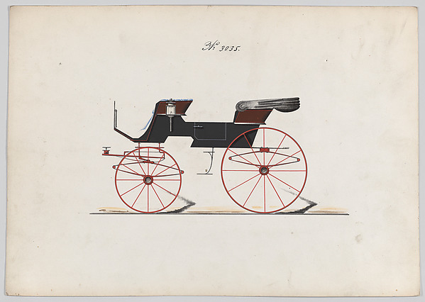 Brewster & Co., Design for 2 seat Phaeton, no. 3035