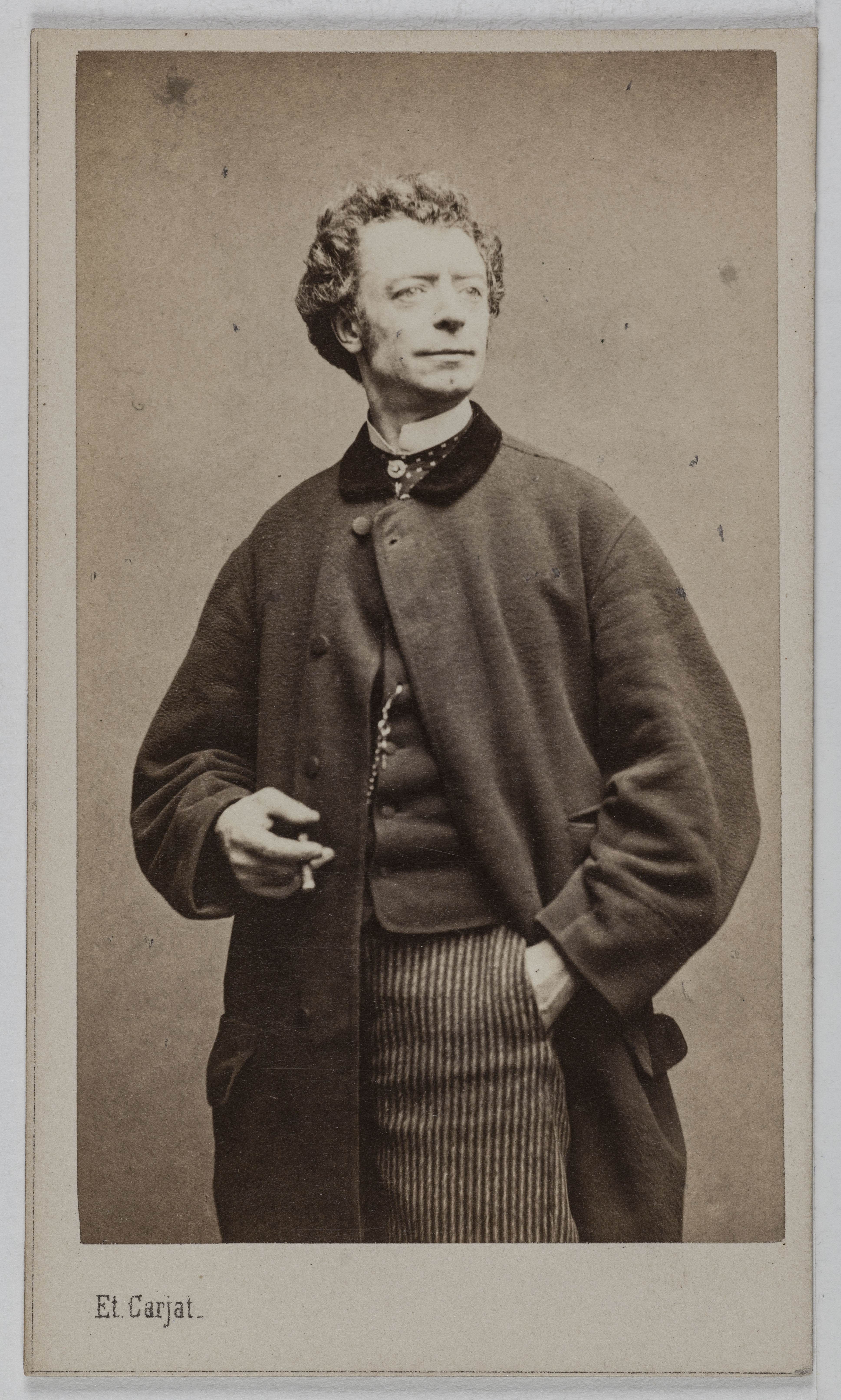 Etienne Carjat, Portrait de François-Louis Lesueur, acteur.