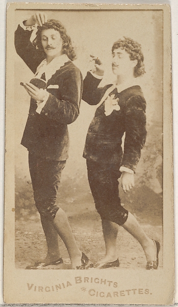 Allen & Ginter, From the Actors and Actresses series (N45, Type 5) for Virginia Brights Cigarettes