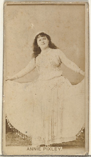 W. Duke, Sons & Co., Annie Pixley, from the Actors and Actresses series (N145-8) issued by Duke Sons & Co. to promote Duke Cigarettes