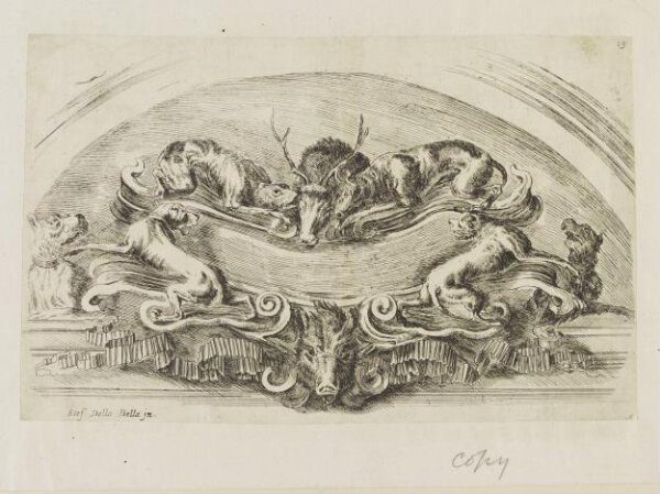 Stefano della Bella, Raccolta di varii cappriccii et nove inventioni di cartelle et ornamenti