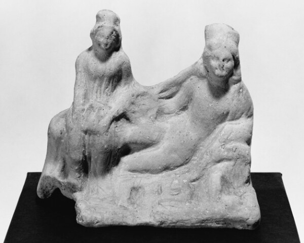 Unknown, Statuette of a Banqueting Couple