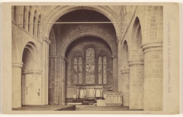 Francis Bedford, Chester - Interior of St. John's Church.