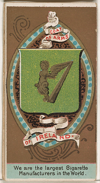 W. Duke, Sons & Co., Charles Parnell, Member of Parliament, Ireland, from the Rulers, Flags, and Coats of Arms series (N126-2) issued by W. Duke, Sons & Co.