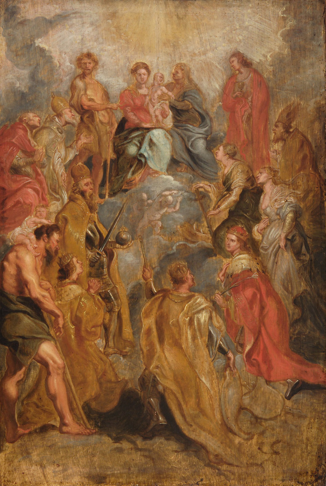 Peter Paul Rubens, Madonna and Child with Saint Anne