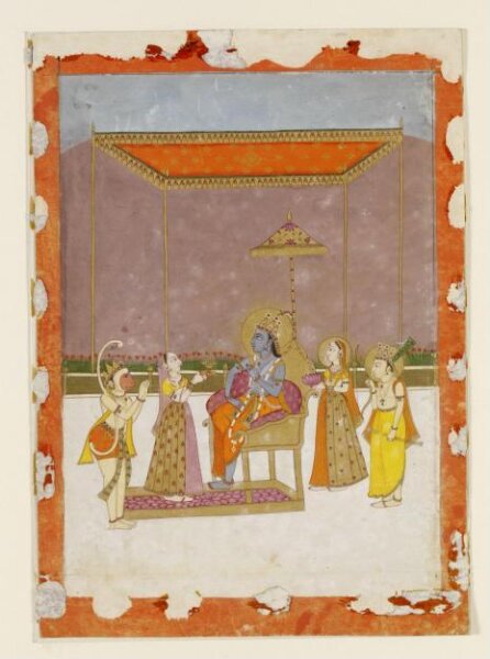 Unknown, Rama, Sita, Lakshman and Hanuman