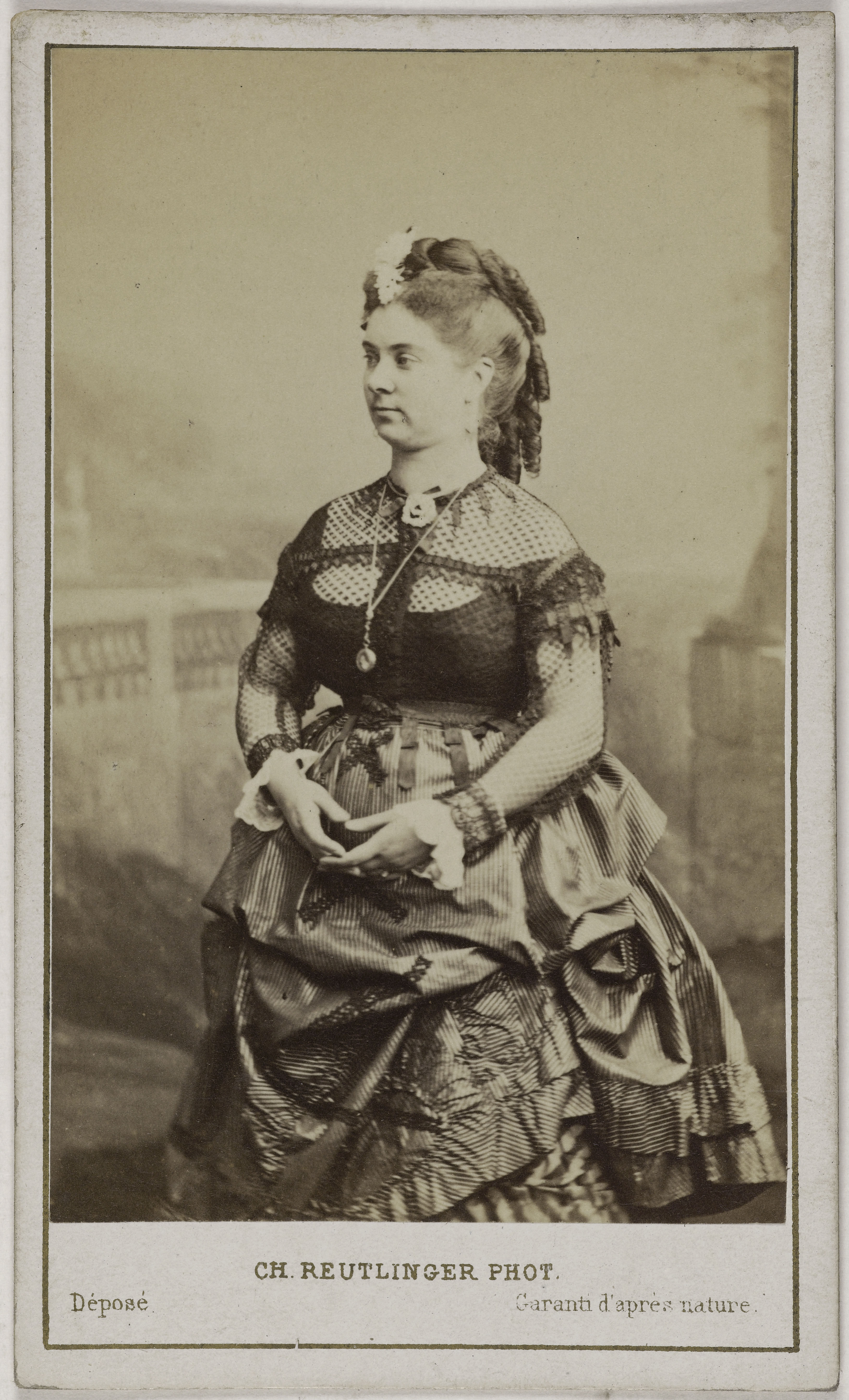 Charles Reutlinger, Portrait de Danville (actrice aux Bouffes)
