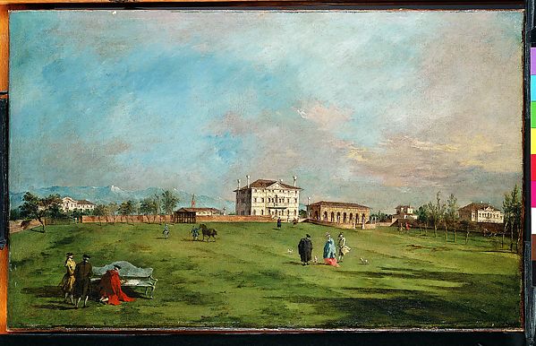 Francesco Guardi, The Villa Loredan, Paese
