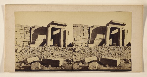 Francis Frith, [The Temple at Samneh. Ethiopia.]