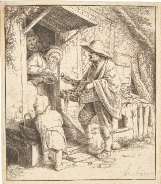 Adriaen van Ostade, Brillesælgeren