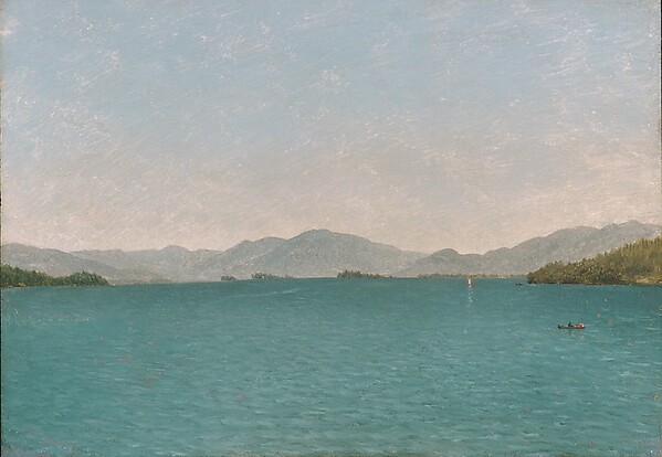 John Frederick Kensett, Lake George, Free Study