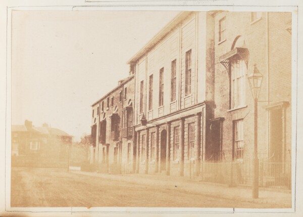Unknown, [View of Buildings on a Street]