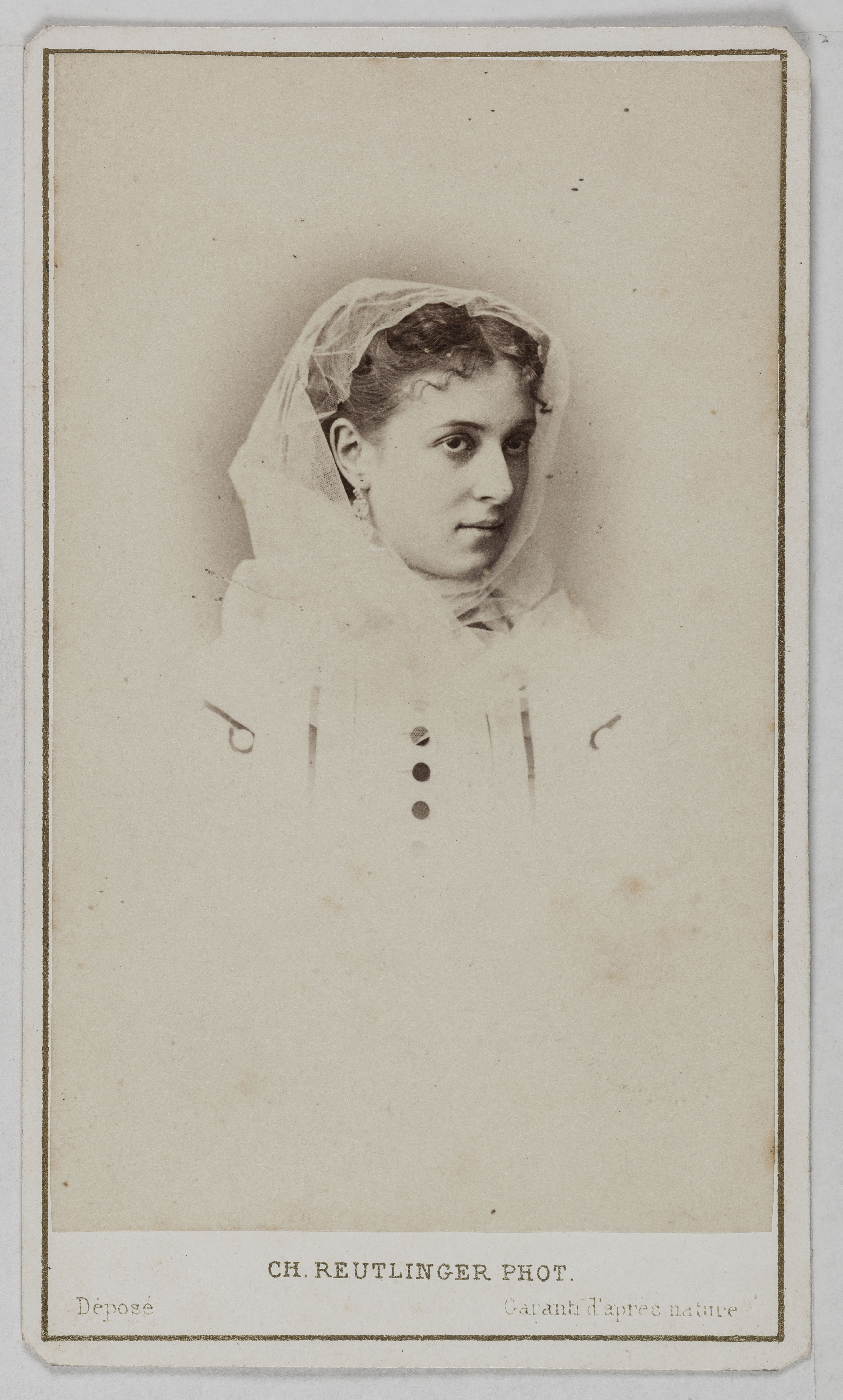 Charles Reutlinger, Portrait de Jeanne (Jeanne Nadaud, dite), (chanteuse lyrique)
