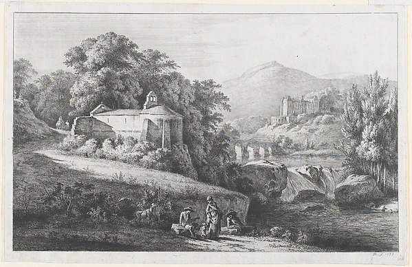 Jean Jacques de Boissieu, The Old Chapel at Châtillon-d'Azergues