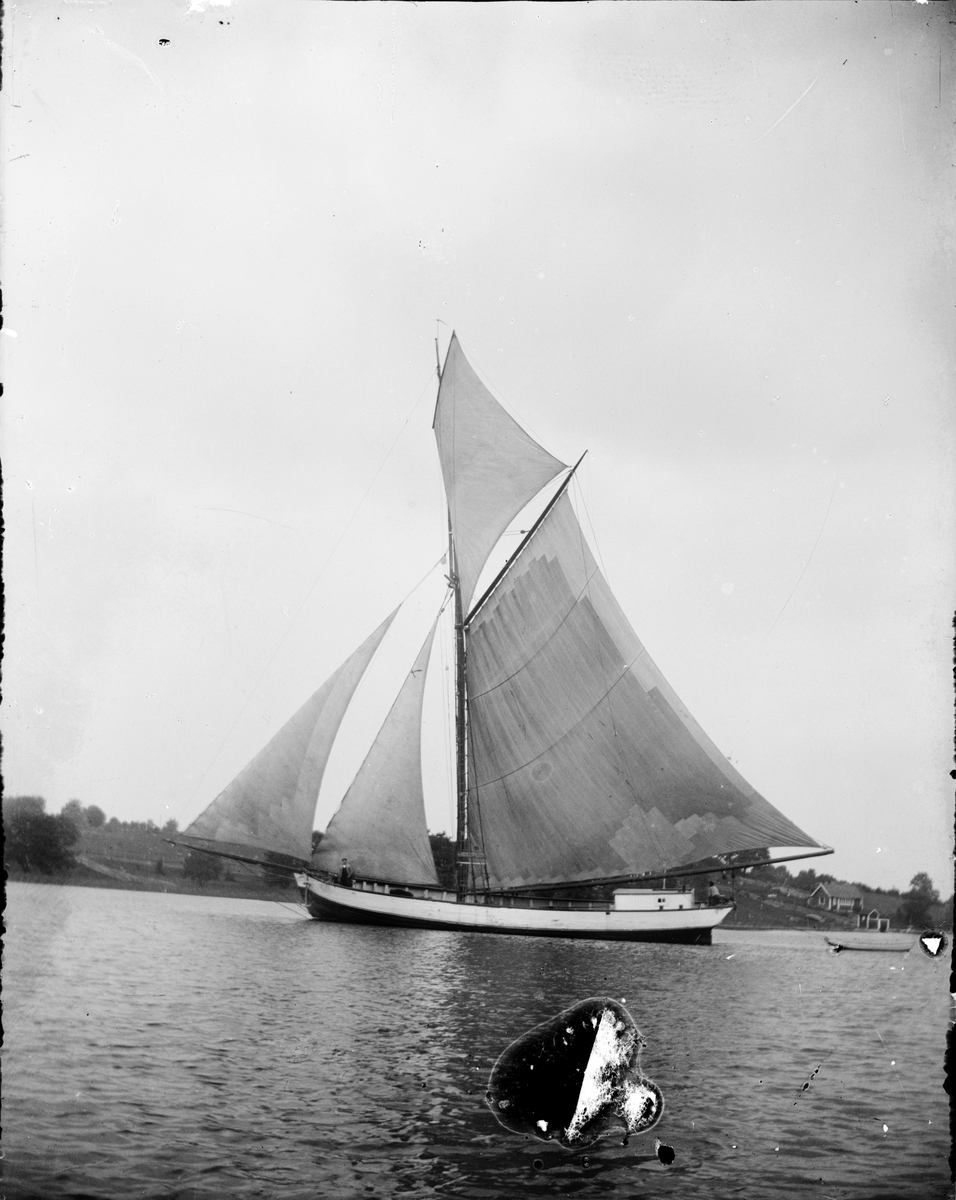 Per Elis Edhlund, Segelbåt, Östhammar, Uppland 1902