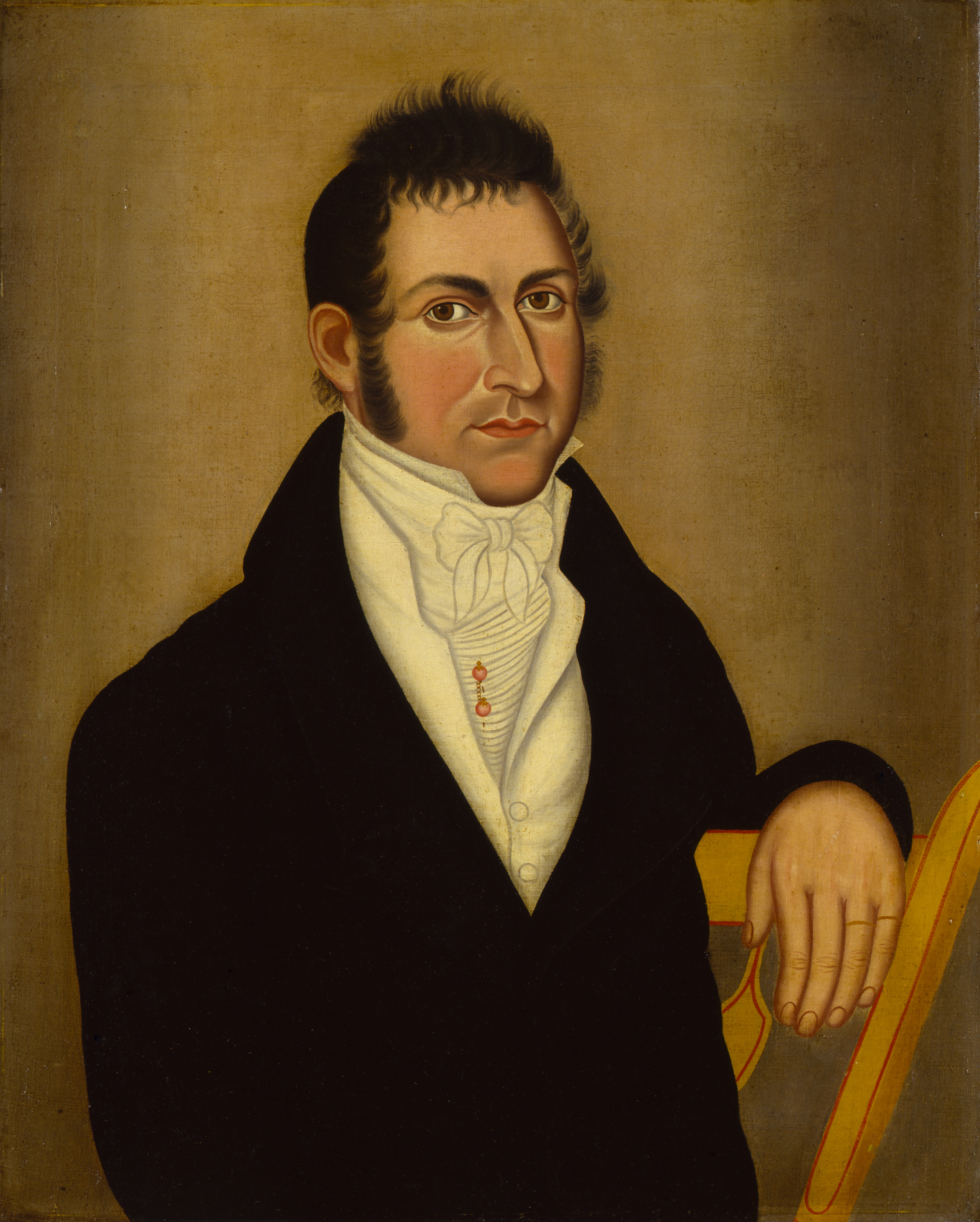 Unidentified, Man in Yellow Chair