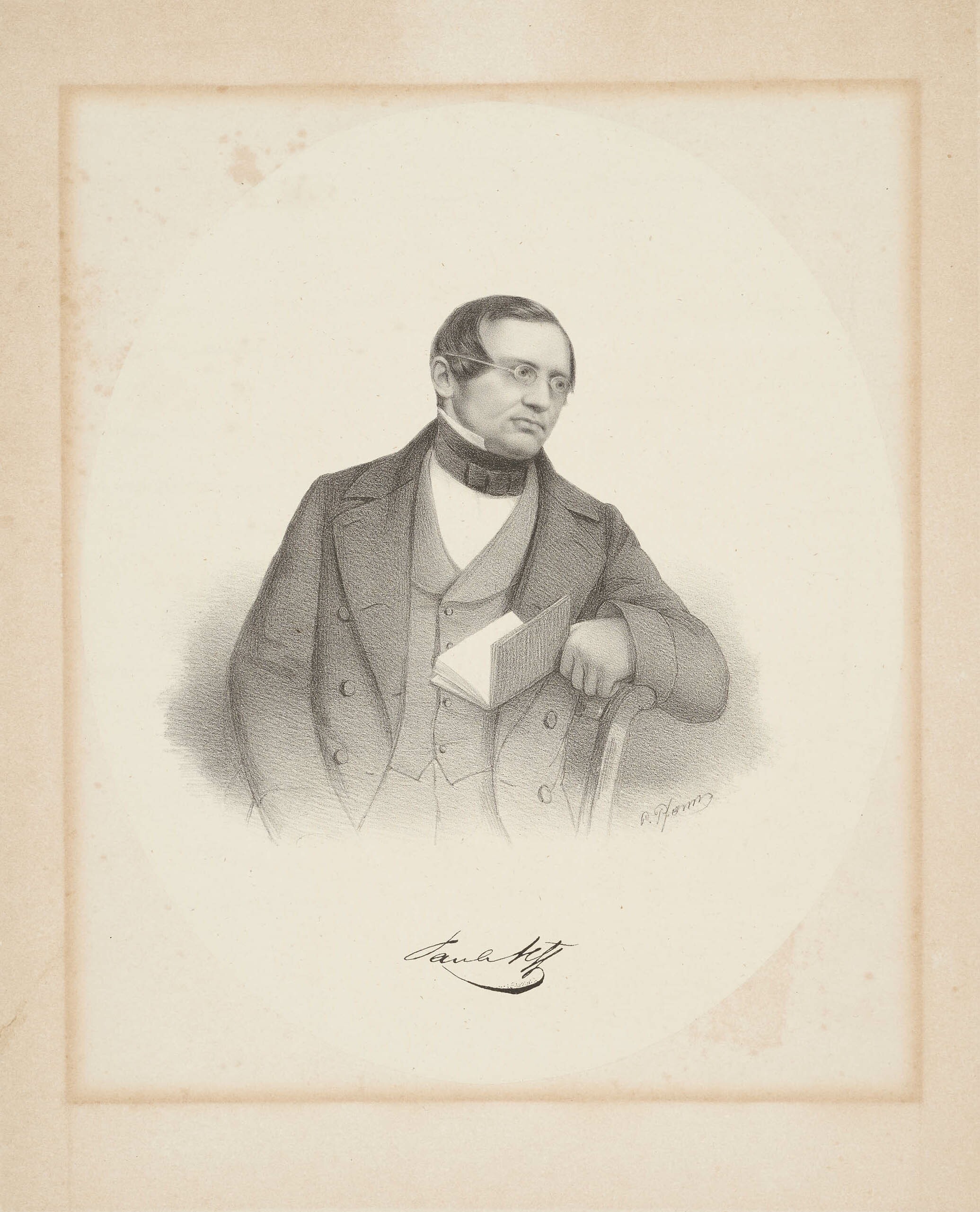 Christian Sigmund Pfann, Bildnis Paul Neff