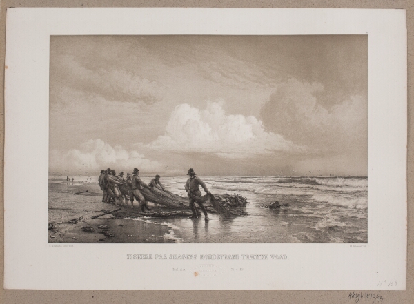 Adolph Kittendorff, Fiskere på Skagens nordstrand trække vaad