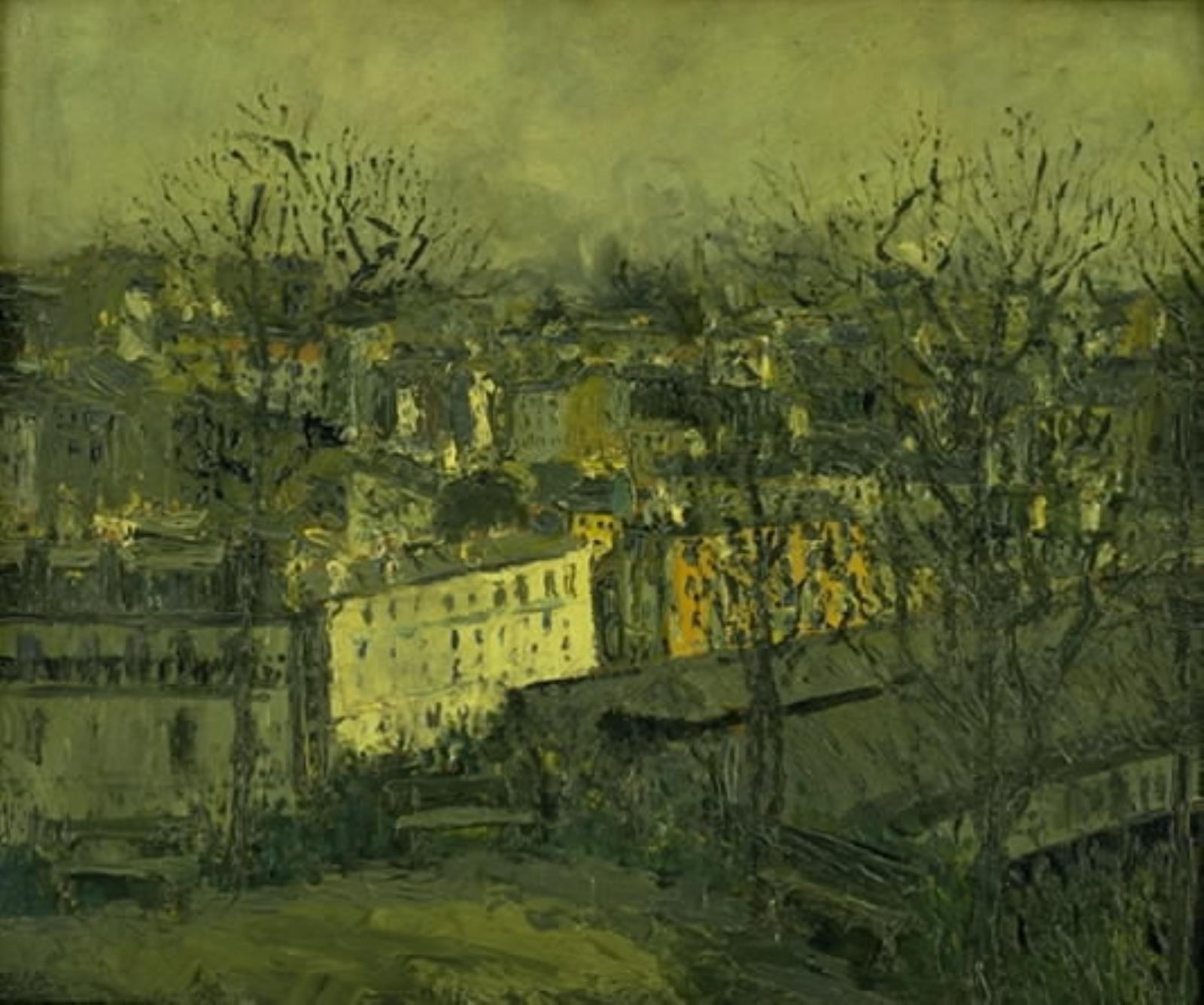 Maurice Utrillo, Paris vu du Square Saint-Pierre