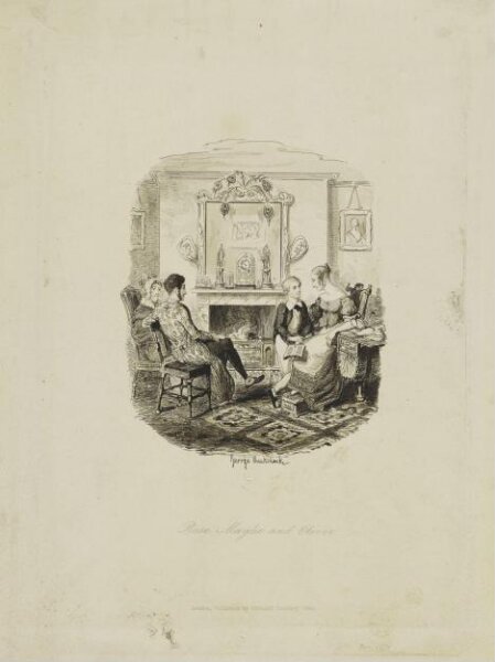 Cruikshank, George, Rose Maylie and Oliver