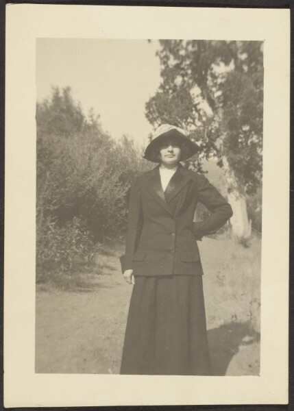 Louis Fleckenstein, [Young Woman in Grove]