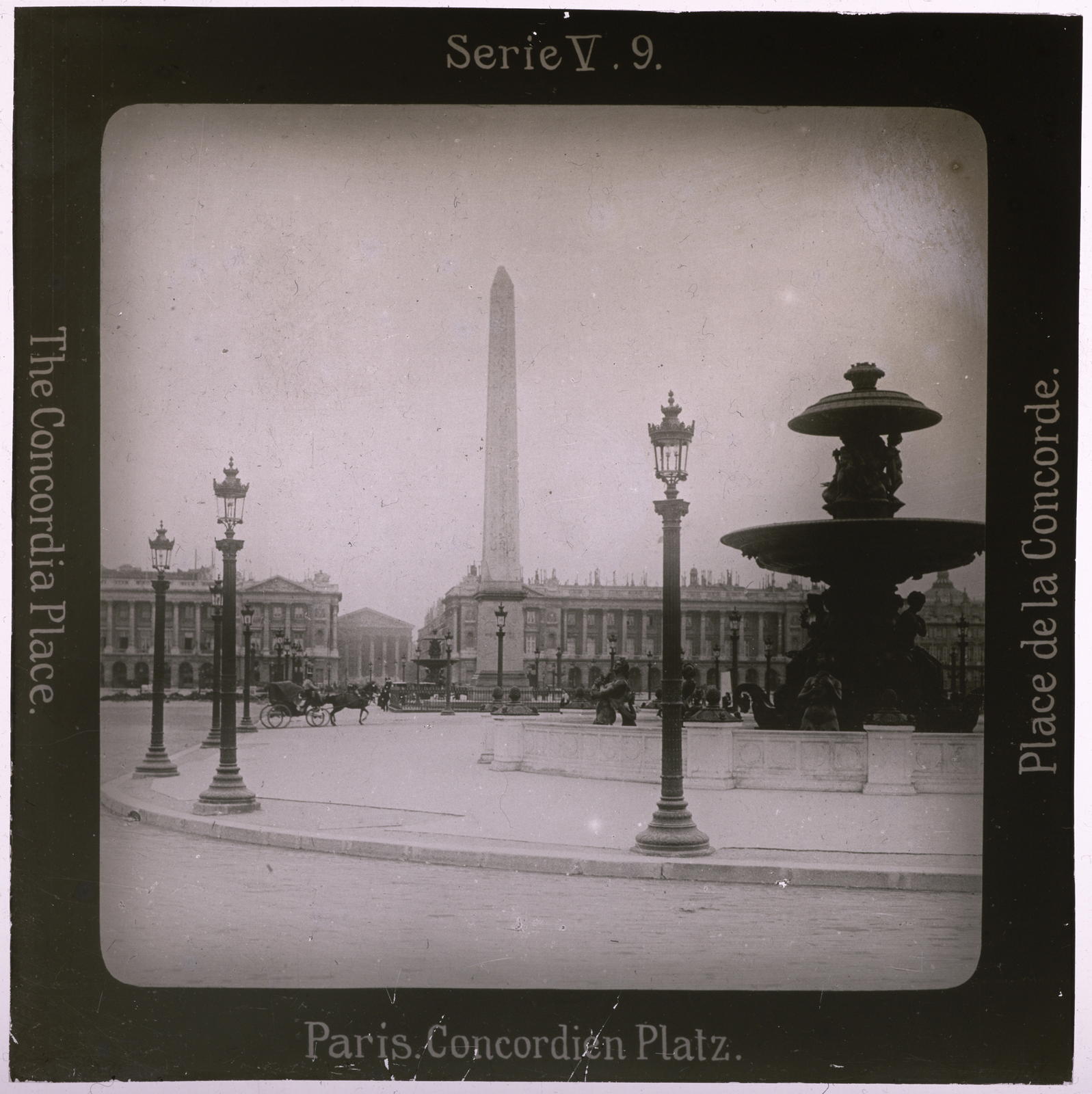 Desconegut, Paris. Concordien Platz Projection für Alle