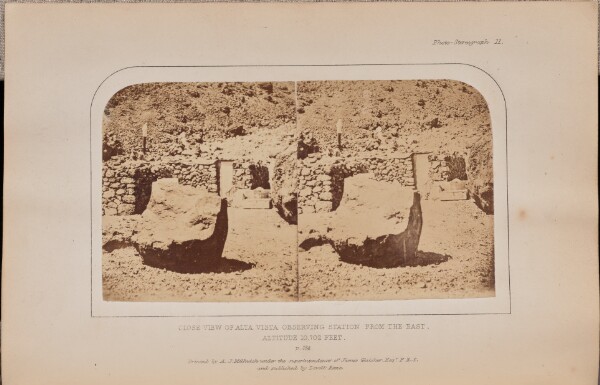 Charles Piazzi Smyth, Close view of Alta Vista Observing Station from the east, altitude 10,702 feet