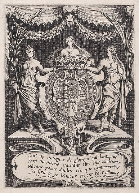 Jacques Callot, Frontispiece, from "Le Combat a la Barrière"