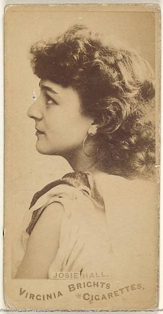 Allen & Ginter, Josie Hall, from the Actors and Actresses series (N45, Type 1) for Virginia Brights Cigarettes