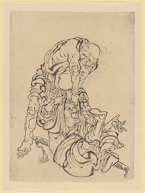 Katsushika Hokusai, Scene from the Suikoden