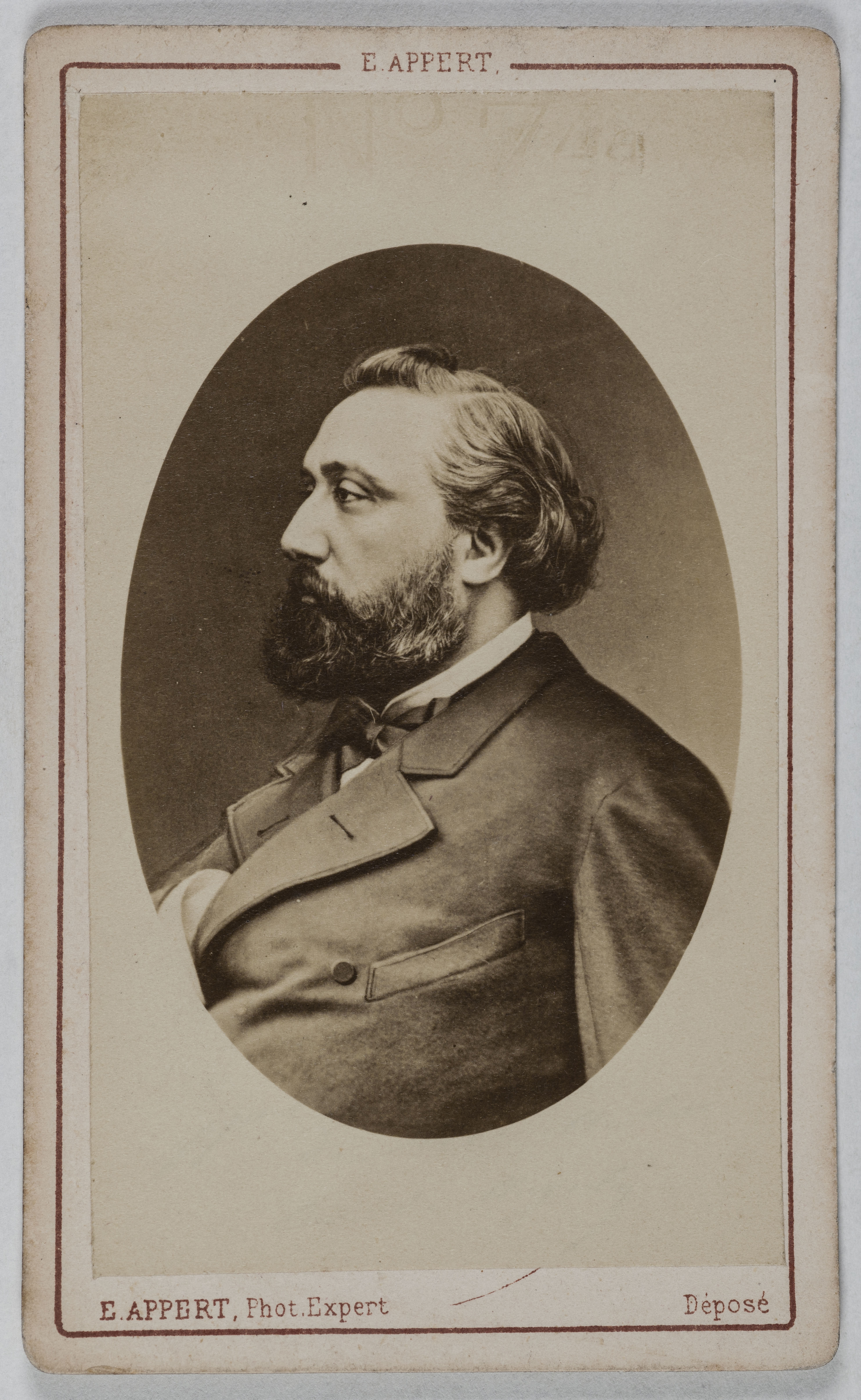 Ernest Charles Appert, Portrait de Léon Gambetta (1838-1882), (homme politique, avocat)