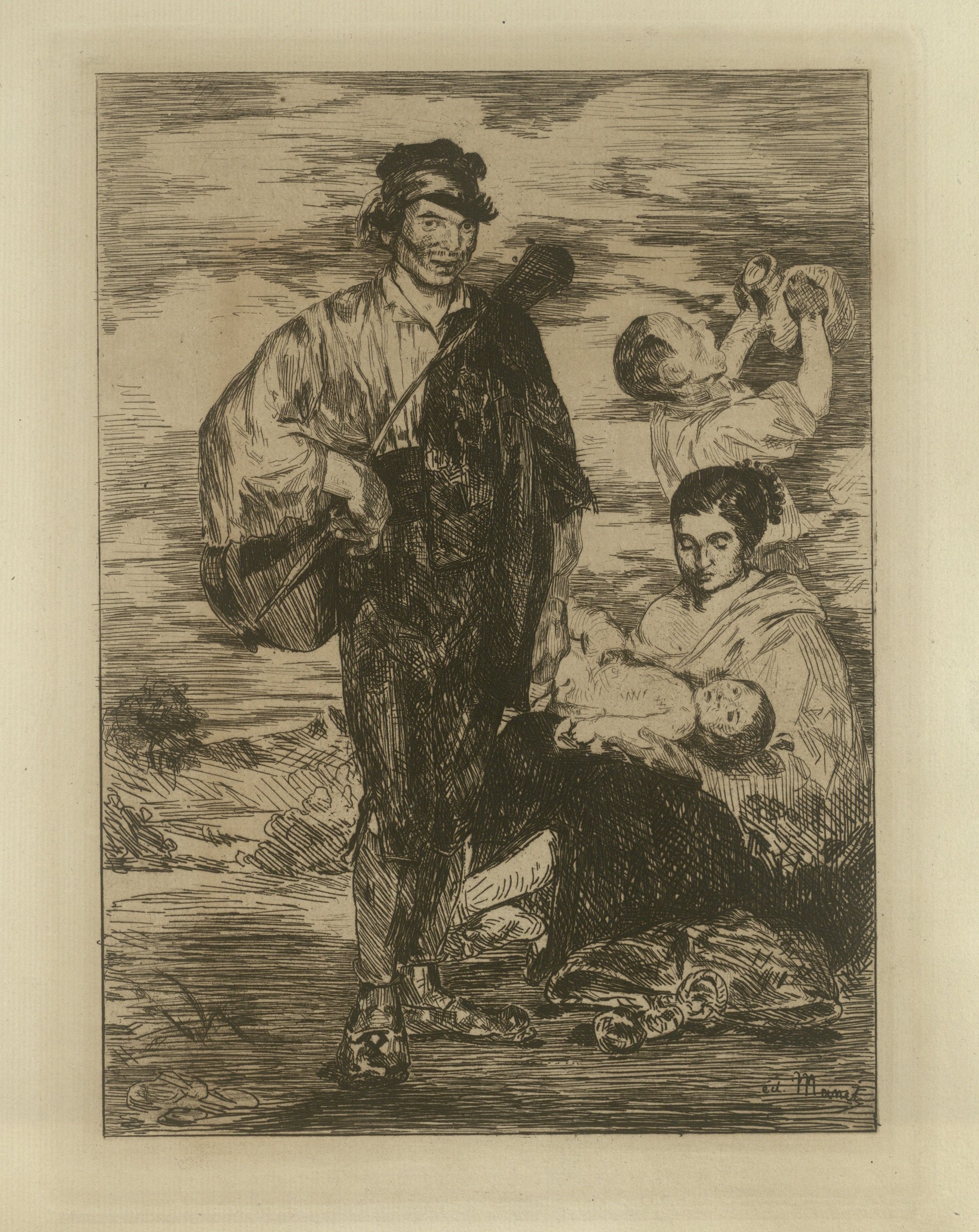 Édouard Manet, Die Zigeuner (Les Gitanos)